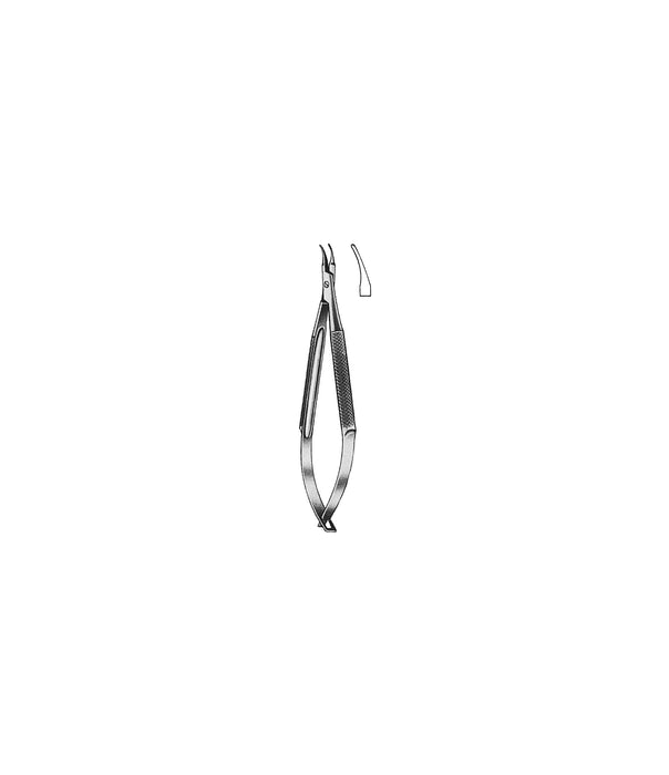 Barraquer Micro-Needle Holder Curved 13.0cm