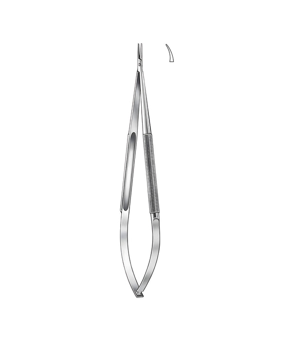 Reill Micro-Needle Holder Curved 15.0cm