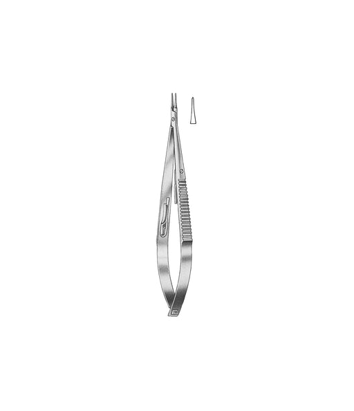 Castroviejo Needle Holder Straight Ratchet Smooth 14.0cm