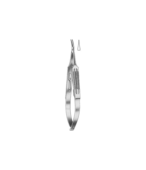 Castroviejo Needle Holder Straight Ratchet Wide Handle 14.0cm
