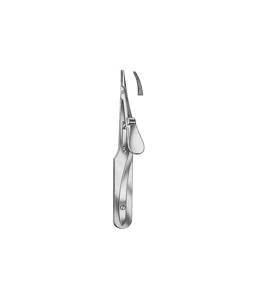 Arruga Micro-Needle Holder Curved 14.0cm