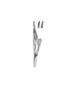 Kalt-Arruga Micro-Needle Holder Curved 14.0cm