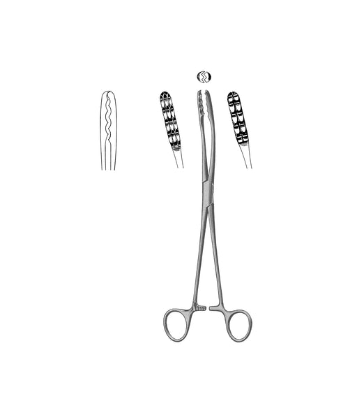Ulrich Polypus Forceps Curved 27cm