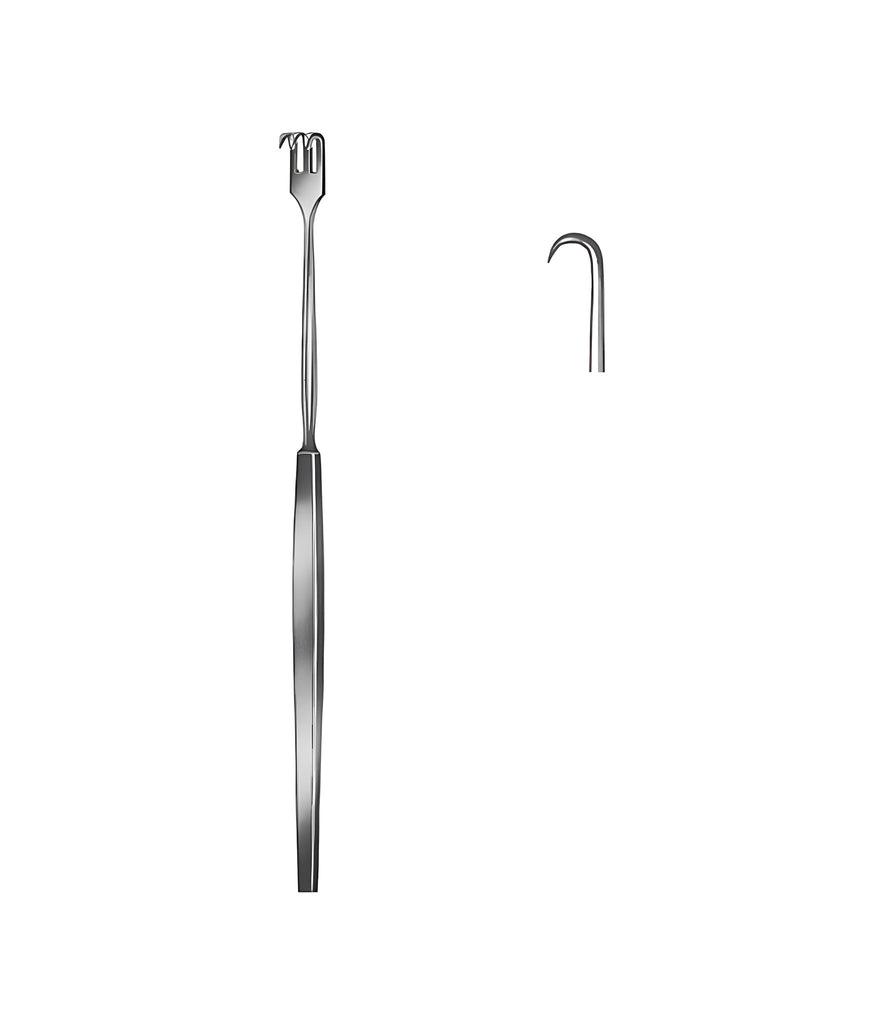 Retractor Sharp 16.0cm 1 Prong