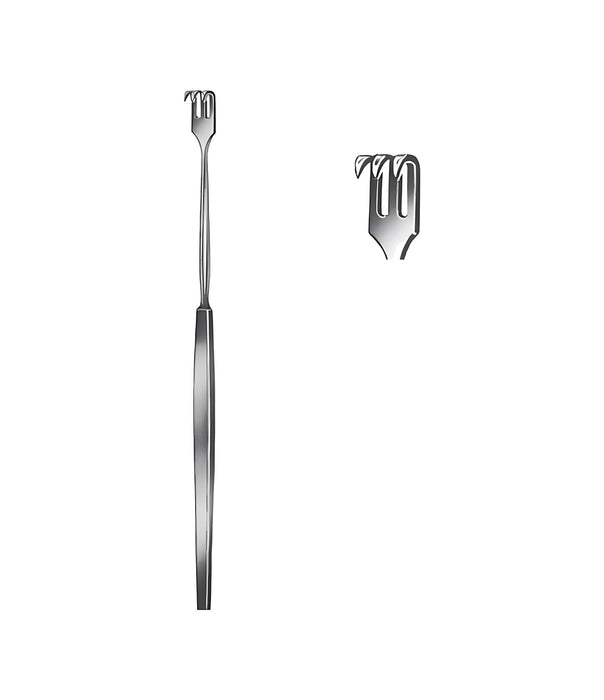 Retractor Sharp 16.0cm 3 Prongs