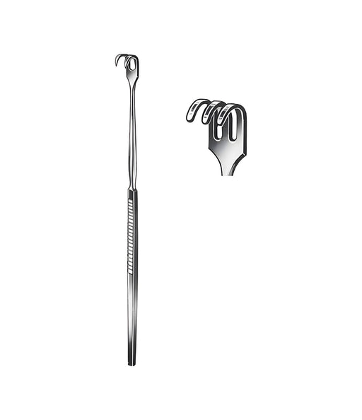 Delicate Hook Blunt 16.0cm 3 Prongs