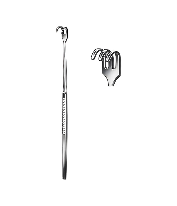 Delicate Hook Blunt 16.0cm 3 Prongs
