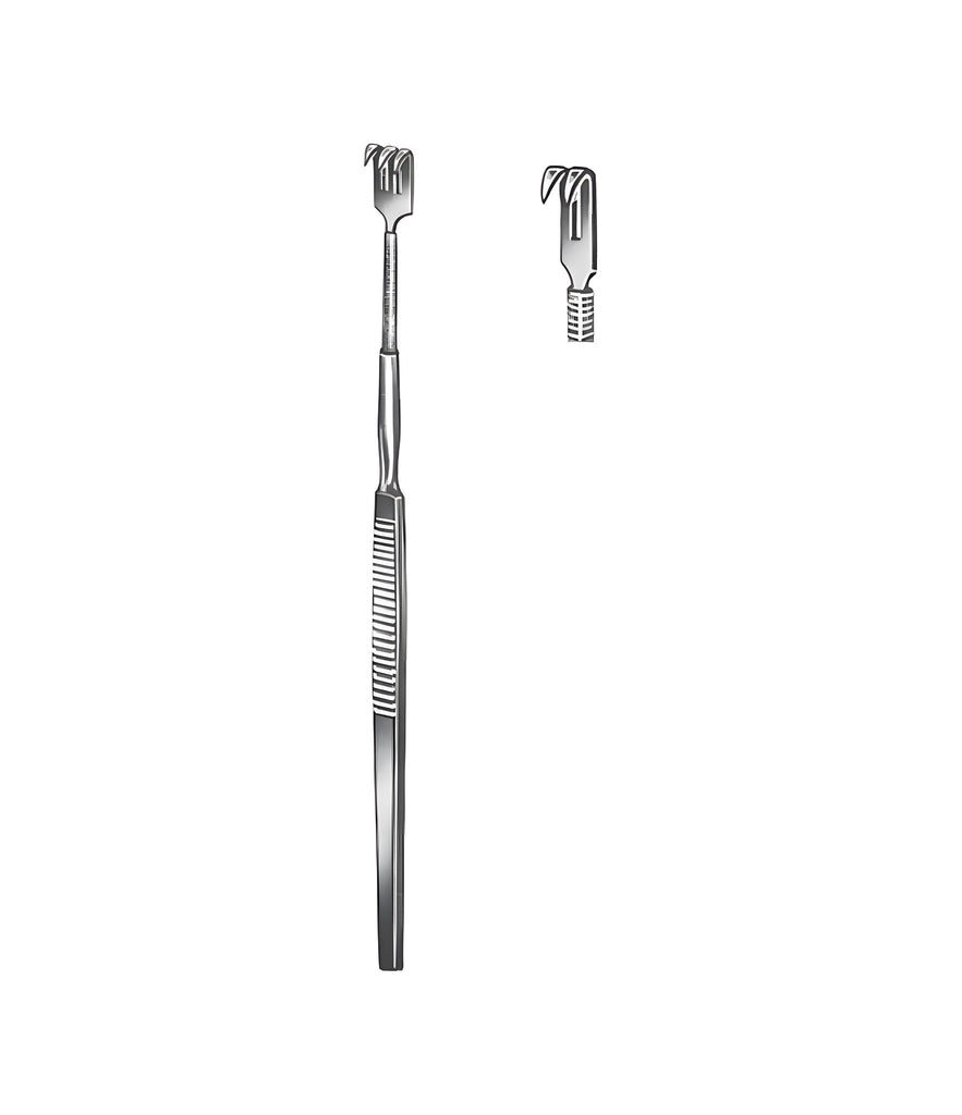Retractor Sharp Flex.16.0cm 2 Prongs