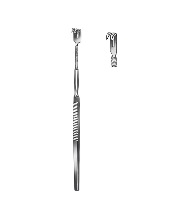 Retractor Sharp Flex.16.0cm 2 Prongs