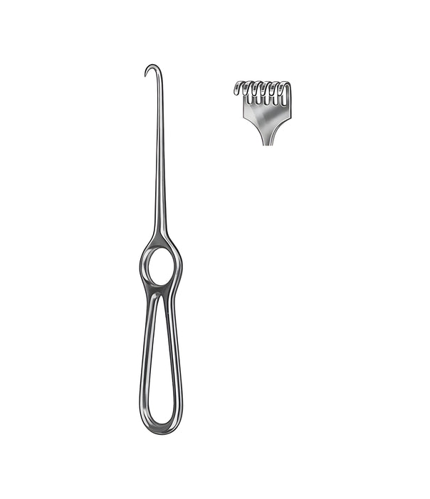 Volkmann Retractor Blunt 21.5cm 6 Prongs