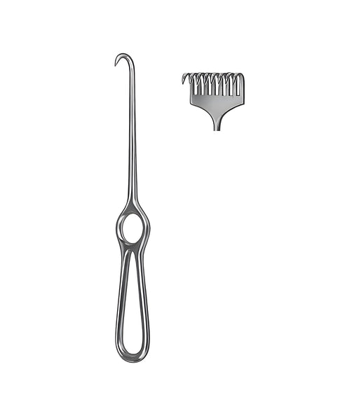 Kocher Retractor Sharp 22.0cm 8 Prongs