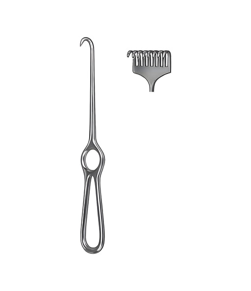 Kocher Retractor 22cm Semi-Sh. 8 Prongs