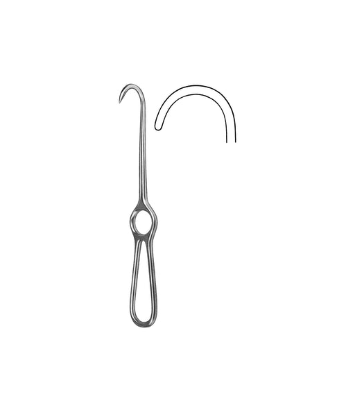 Retractor 1 Prong Blunt 20.0cm