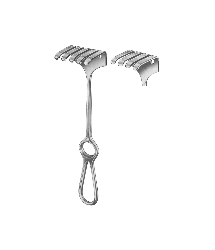Israel Retractor 25.0cm 4 Prongs / 40x40mm