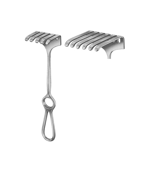 Israel Retractor 25.0cm 6 Prongs / 70x70mm