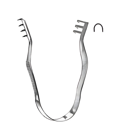 Finsen Retractor Bl 3x4 Prongs / 7cm