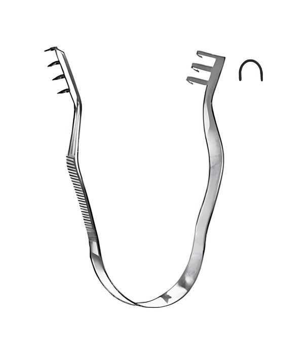 Finsen Retractor Bl 3x4 Prongs / 7cm