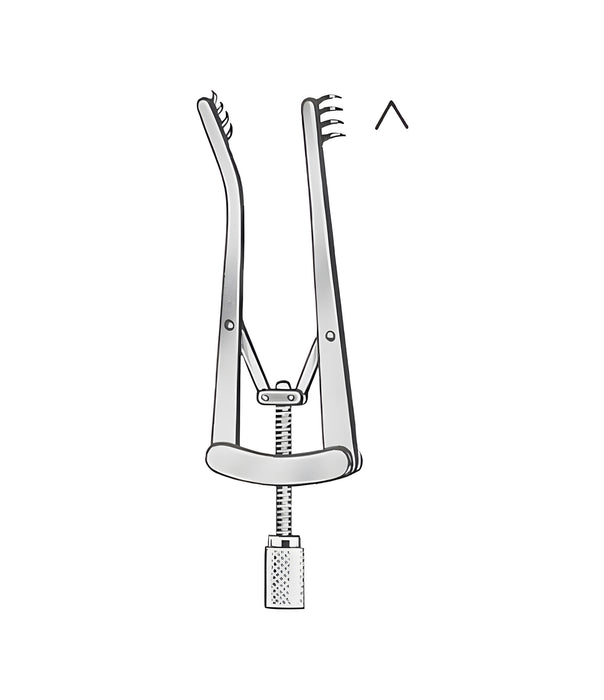Alm Retractor Sharp 4x4 Prongs 10.0cm