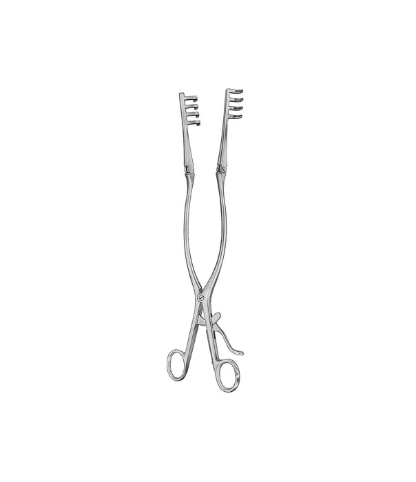 Beckmann Retractor Sharp 4x5 Prongs 33cm
