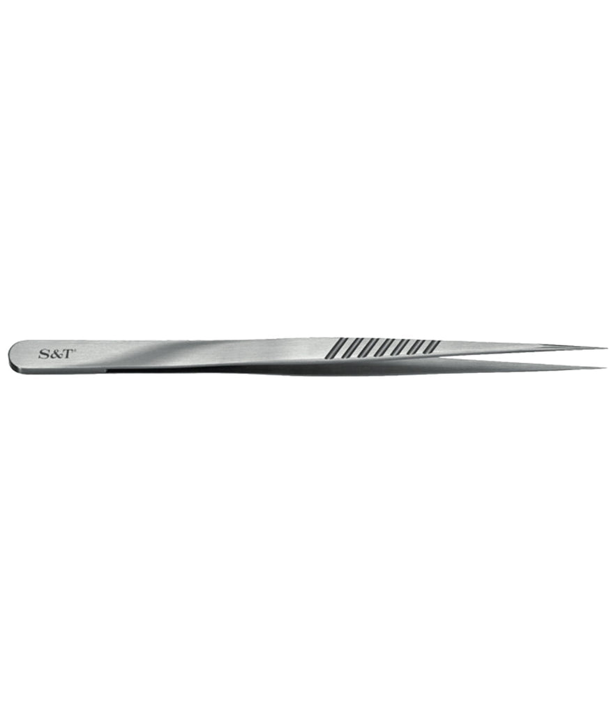 S&T Forceps with tying platform, 13.5 cm long, straight (00273)