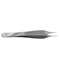 S&T Fixation Forceps 12 cm long, straight, standard teeth hight 0.2 mm (00274)