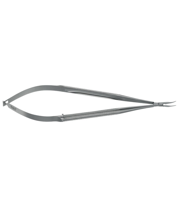 S&T Needle Holder concave / convex for right hand without lock, 18 cm, curved (00288)