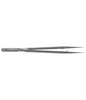 S&T Combination Forceps, 18 cm, 8mm round handle, angled 45 tip, 0.2 mm (00595)