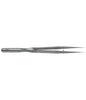 S&T Forceps Round Handle 15 cm long, straight Tungsten Carbide coated (00761)