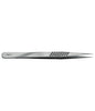 S&T Forceps, straight 13.5 cm, flat handle, Tip 0.1 mm (00867)