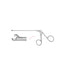 Arthroscopic Hook Scissors 3.4mm 45 Degree Left