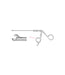 Arthroscopic Hook Scissors Without verl.Prot.15^Up / 3.4