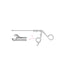 Arthroscopic Hook Scissors Without verl.Prot.30^Lef / 3.4