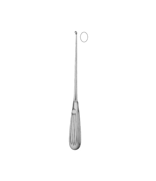 Curette Curved 25.0cm 6.0mm