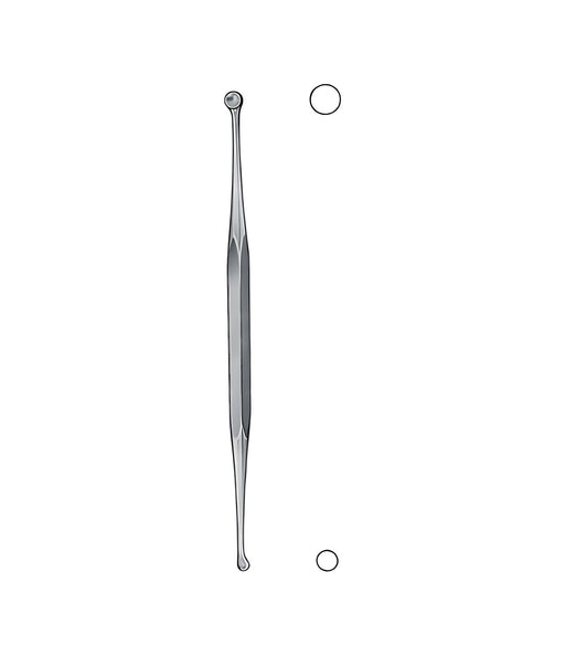Jansen Bone Curettes Straight 16.0 cm