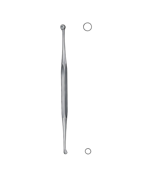 Jansen Bone Curettes Straight 16.0 cm