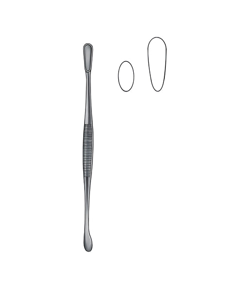 Volkmann Bone Curette Oval/Oval 17.0cm