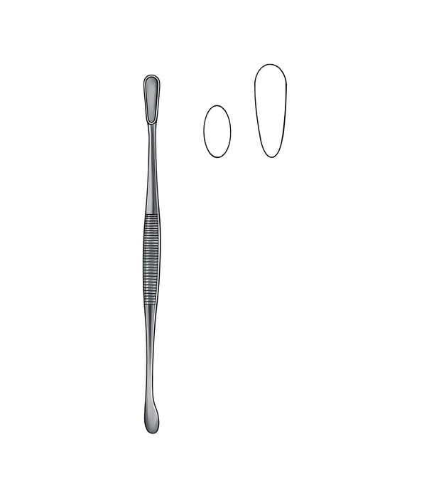 Volkmann Bone Curette Oval/Oval 17.0cm