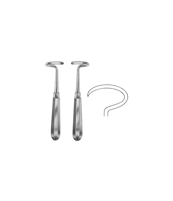 Doyen Periosteal Raspatory Curved Right 17.0cm