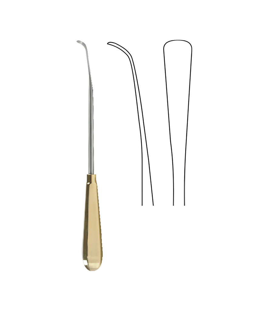 Nopa Facelift Dissector Curved 23.5