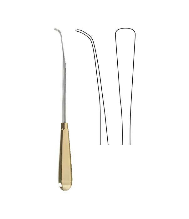 Nopa Facelift Dissector Curved 23.5