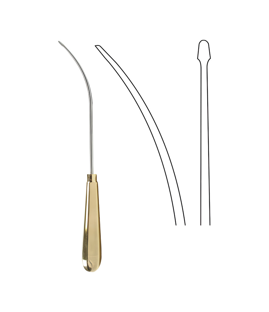 Nopa Nerve Dissector Half Curved 23.5