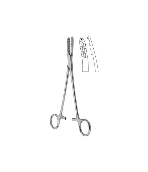 Bircher-Ganske Bone Holding Forceps Curved20.0cm