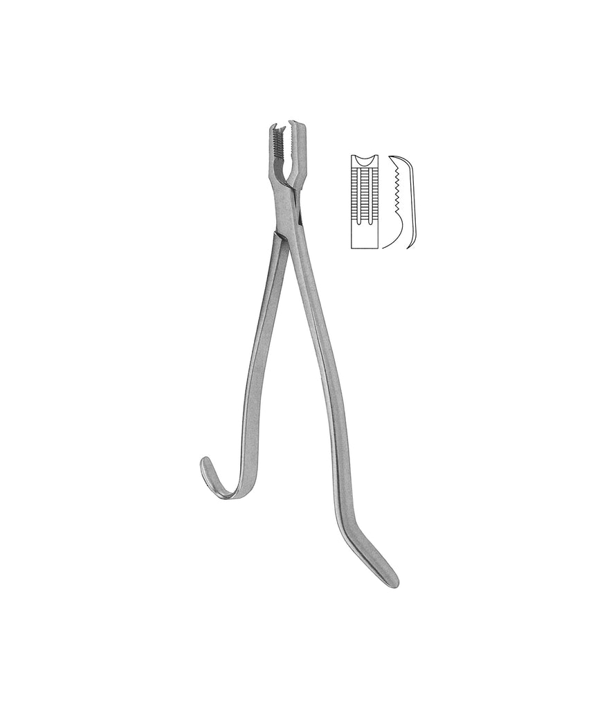Kern Bone Holding Forceps Without Ratchet 17cm