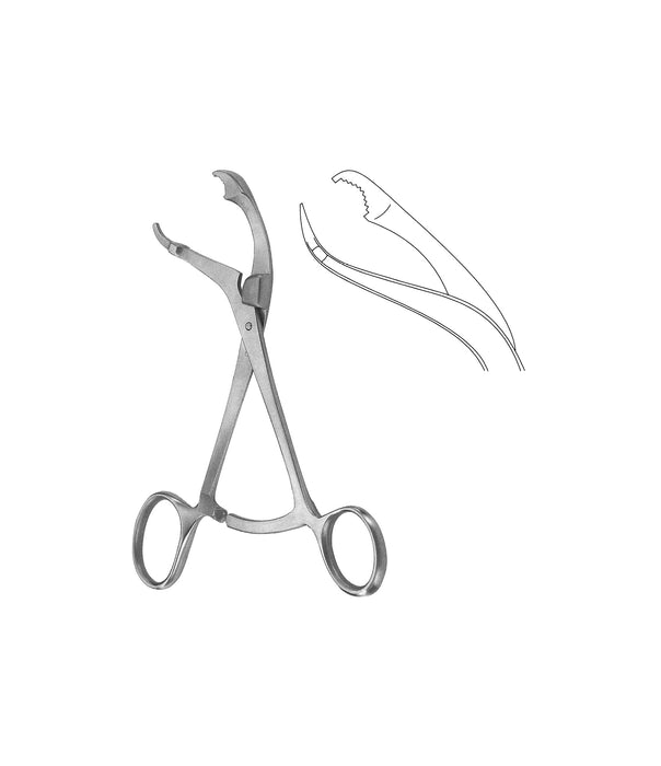 Verbrugge Bone Holding Forceps 5mm/17.5cm