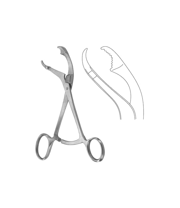 Verbrugge Bone Holding Forceps 10.5mm/26.0cm