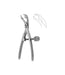Bone Holding Forceps Curved 2.5mm/15.0cm