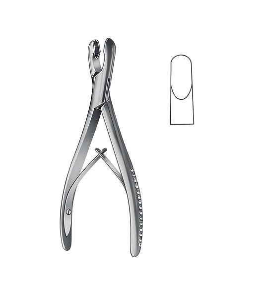 Luer Bone Rongeurs Straight 17.0cm