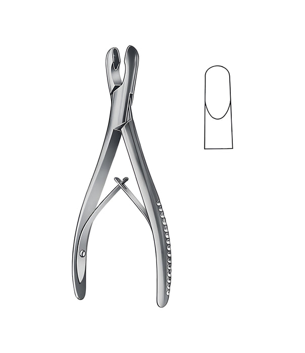 Luer Bone Rongeurs Straight 17.0cm