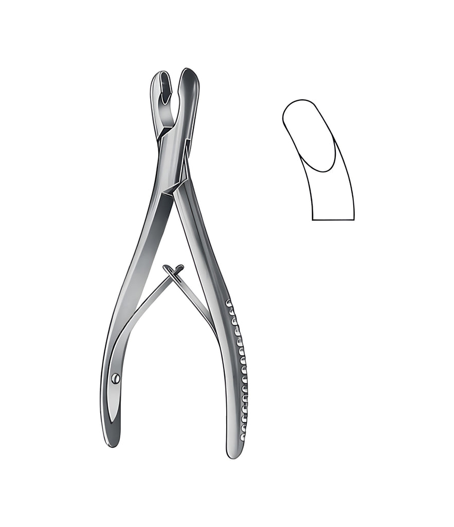 Luer Bone Rongeurs Curved 17.0cm