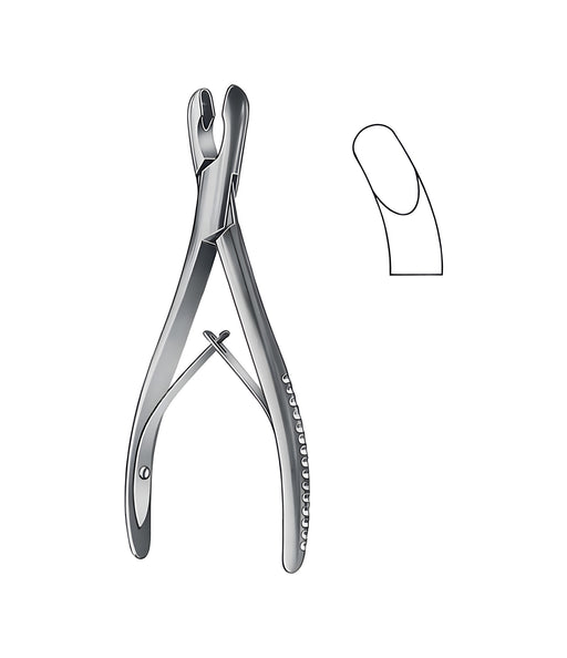 Luer Bone Rongeurs Curved 17.0cm